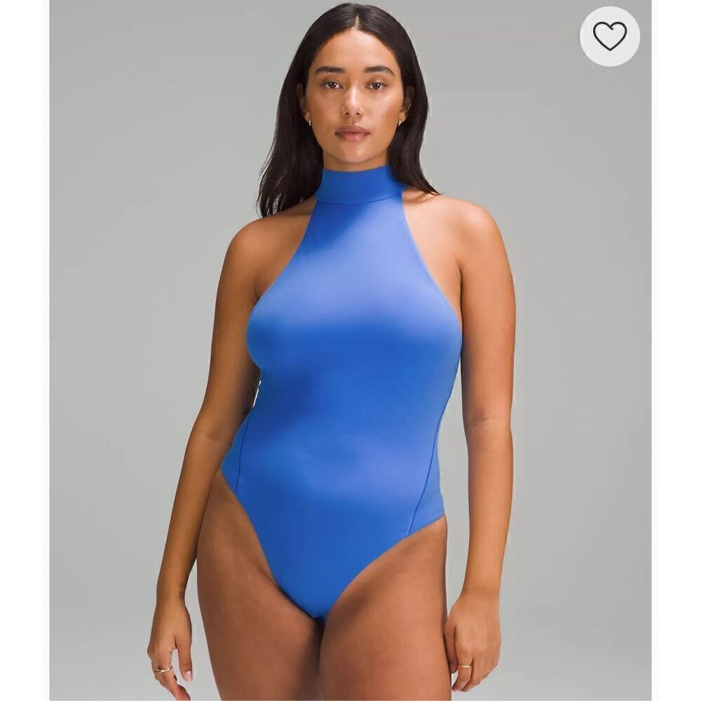 Lululemon Wundermost Ultra-Soft Nulu Mockneck Sleeveless Bodysuit size M NWT - Picture 4 of 8